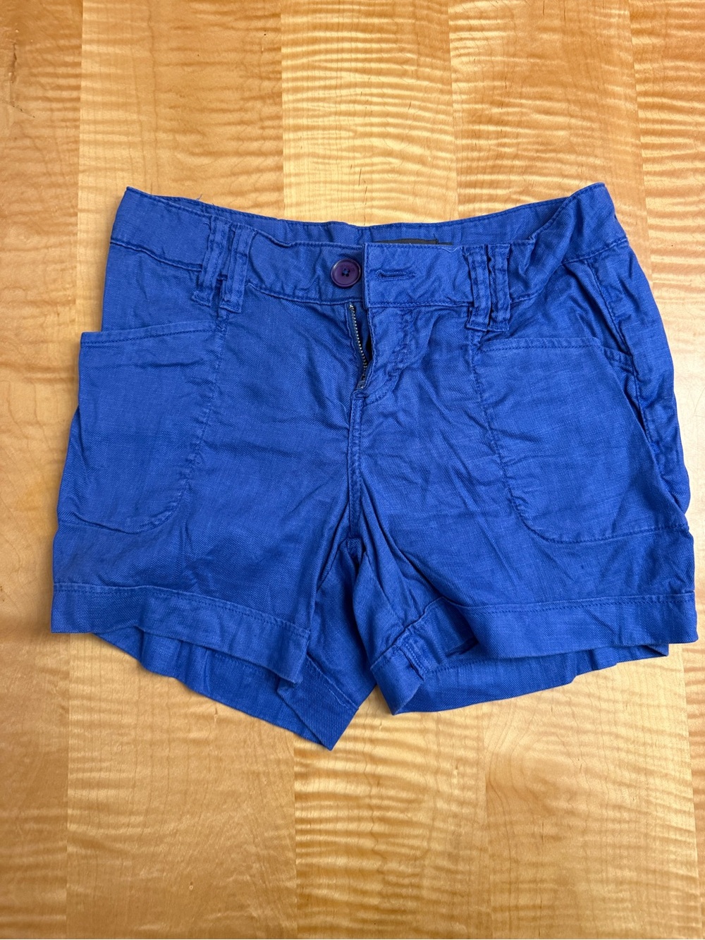 Level 99 Cobalt Blue High-Waist Women's Shorts